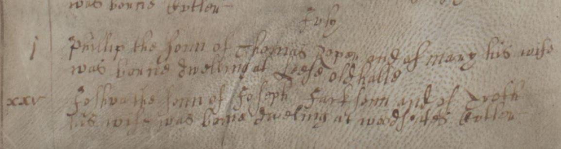 Historic document relating to Thomas Roper